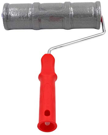 Tubayia - Rodillo de pintura para decoración de pared, Gris