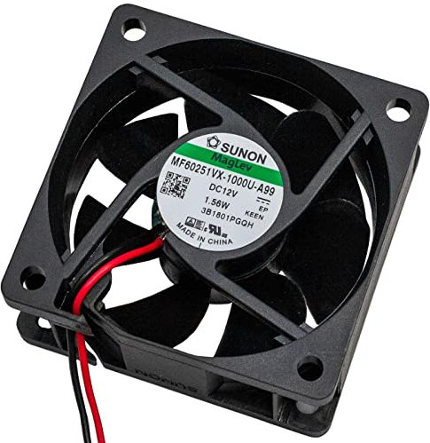 Ventilador 12 V DC 1,56 W 60 x 60 x 25 mm 45,9 m³/h 5200U/Min 45,9 m³/h Sunon MF60251VX1000UA99