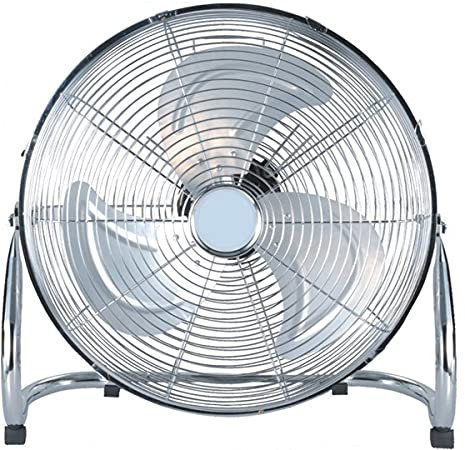 NEOFERR Ventilateur de sol 150 W 45 cm - Pt1644 - 3 vitesses - Télécommande - Argenté