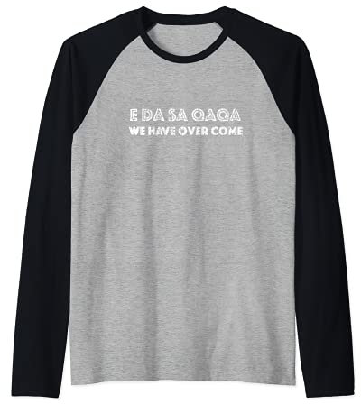 Fidschi Rugby-Trikot im Vintage-Design Raglan