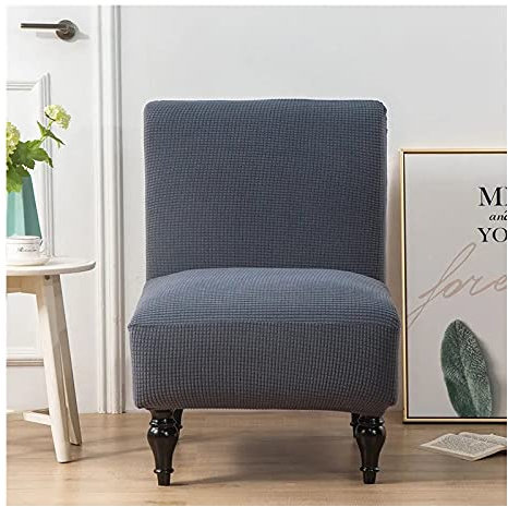 Stretch Sesselbezug ohne Armlehne，Elastisch Sofabezug Sesselschoner Sessel-Überwürfe onhe Armlehnen,langlebig,Jacquard-Stoff, Waschbar,für Wohnzimmer Hotel Haus Esszimmer ( Color : A , Size : 2PCS )