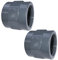 AERZETIX - C52004 - Satz von 2 Gewindemuffe 1 1/2''x1 1/2'' - aus kunststoff weiblich-weiblich zum einschrauben - gerader druckanschluss für schläuche 16 bar