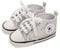 SIFANGPING Zapatos de Primeros Pasos niños Zapatos de Lona para niños Suela Blanda Zapatos de Lona Transpirables y Antideslizantes Ligeros para bebé 20 EU Plata