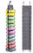 Legging Storage Bag Storage Hanger Can Holds 24 Leggings or Shirts Jeans Compartment Storage Hanger, Foldable Leggings Organizer Clothes, Portable Clothes Wardrobe for Rolls Clothes (Grey-L)