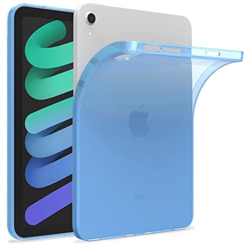 Okuli Transparent Protective Slim Silicone Cover Case For Apple iPad Air 4 (10.9) in Blue