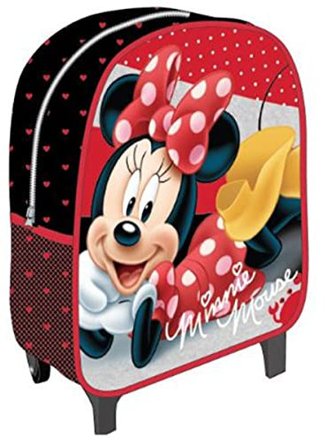 Disney Trolley Minnie 40x30x13cm fille, rouge, Taille unique