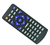 Generic Replacement Remote Control Compatible for BOIFUN BFN-161 Portable DVD DISC Player