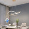 LED Pendelleuchte Esszimmer Hängelampe Modern Dimmbar 24W Esszimmerlampe mit Fernbedienung Kronleuchter Höhenverstellbar Hängeleuchte für Schlafzimmer Küchen Wohnzimmer Deckenlampe vergoldet, L54cm