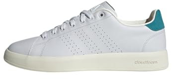 adidas Uomo Advantage Premium Leather Shoes, Dash Grey / Dash Grey / Arctic Fusion, 44 EU