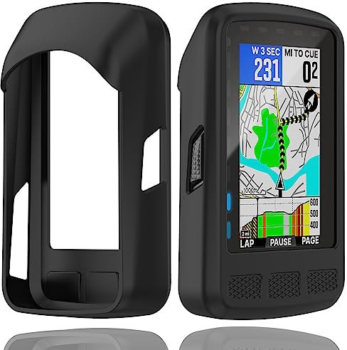 Braleto Silicone Case Compatible with Wahoo ELEMNT ROAM, Anti-Drop Protective Case GPS Bike Computer Accessories (Black)