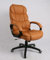 SONGMICS, Gaming, Schreibtisch, Chefsessel, Bürostuhl, ergonomisches Design, Lenkrollen, verstellbare Höhe, Armlehnen, Karamellbraun OBG024K11, 70,1 cm T x 70,1 cm B x (116,1 cm - 126 cm H)