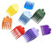 Lot de 8 guides de coupe professionnels compatibles avec la plupart des tondeuses Wahl