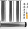 Toolzia 4Pcs Furniture Legs, 9.84/25cm Adjustable Furniture Support Feet,Adjustable Height Replacement Support Feet Legs for Sofa Table Chair Desk Kitchen Cupboard Cabinets Legs Feet (Silver)