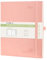 POPRUN Kalender 2025 Monatsplaner A4 (Jul.2024 - Dez.2025) - 18 Monate Monatskalender Softcover 26,5 x 21,5 cm - 1 Monat 4 Seiten, mit PU-Leder, 100 GSM Papier - Rosa