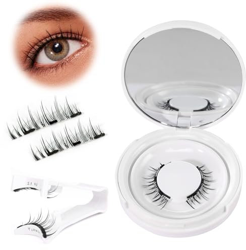 2 Pairs Magnetic Eyelashes - Natural Look, Easy to Wear, No Glue & No Makeup Remover - White Box