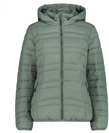 CMP - Damen Nylon Jacke mit abnehmbarer Kapuze, Mineral, 40