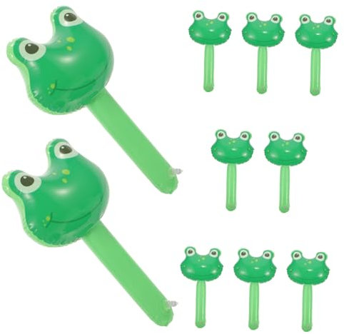 HAWILLOSCH Aufblasbarer Partyhammer Mit Innen Glocke Kunststoffspielzeug Für Kinder 10 Stück Vielseitig Für Poolparty Geburtstag Und Cosplay