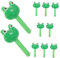 HAWILLOSCH Frosch Aufblasbarer Hammer Spielzeug 10er Set Aufblasbarer Hammer Für Party Pool Spielzeug Spielzeug Hammer mit Glocke