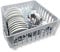 Set de Cesta para vasos 35x35 con soporte para platillos y cestillo redondo para cubiertos | Cesta para lavavasos Industriales | Bandeja 35x35 para lavavajillas y lavavasos de Bares y restaurantes