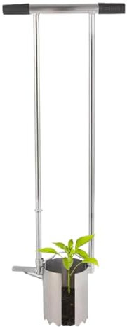 Blumenzwiebelpflanzer mit langem Griff, Werkzeug für Blumenzwiebelpflanzer mit langem Griff | Pflanzgerät für kleine Blumenzwiebeln,Kleines Blumenzwiebel-Pflanzwerkzeug, komfortabler Unkrautstopfer fü
