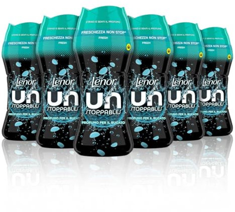 Lenor Profumatore Bucato Lavatrice Unstoppables Fresh, Mega Pacco 6 x 270 g