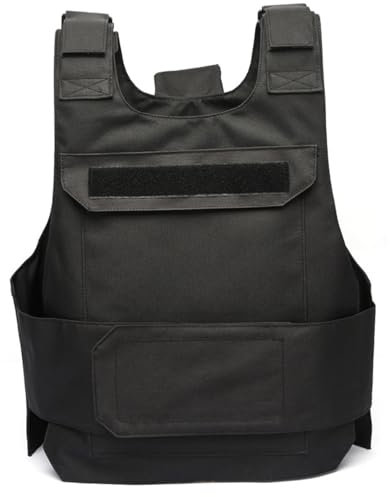 Xweptuy Plate Carrier Vest Waterproof & Wear-Resistant Tactical Vest with Hollow Grooves Quick Release Tactical Vest Costume with Hidden Pocket for Outdoor Training