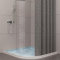 Silicone Shower Threshold Water Barrier,Strip Water Dam Barrier Water Stopper,Self Adhesive Shower Tray Sealing,Soft And Smooth,Easy To Clean,for Sink Bathtub Countertop