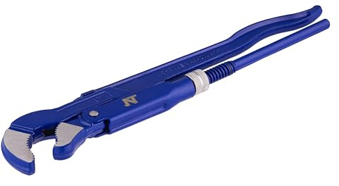 Clé serre-tube suédoise 45° 1 – serrage max 40 millimètres – mâchoires double dentelure – molette de verrouillage – manche long ergonomique – NOYON & THIEBAULT