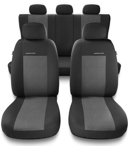Mossa - Universal Sitzbezüge Auto kompatibel mit Opel Agila A, B (2000-2014) - Autositzbezüge Schonbezüge für Autositze - UNE-2