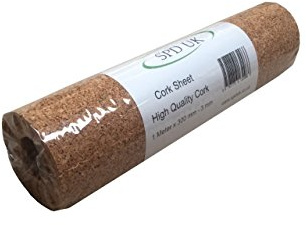 Cork Sheet - 1 Meter x 300 mm - 3 mm Thick