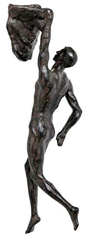 Carousel Home and Gifts Stunning Resin Sculpture Rock Climbing Man Wall Art ~ Hanging Decoration Straight Legs