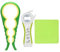 Latest Jar Opener and Bottle Opener with Silicone Jar Gripper to Remove Stubborn Lids, Pull Tabs and Bottles-Designed for Weak Hands,Seniors, Arthritis - Ideal for Elderly and Children (Green)
