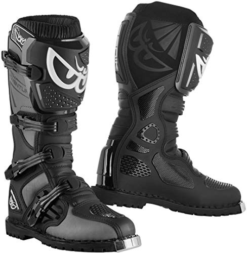 Berik Terrain Stivali Adventure Enduro/MX, nero/grigio, 46