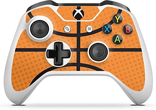 DeinDesign Skin kompatibel mit Microsoft Xbox One S Folie Sticker Basketball Ball Sport