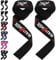BEAST RAGE Zughilfen für Krafttraining (Fitness Straps) Kreuzheben Gurte Frauen Männer (Gepolstert) Gewichthebergurte Baumwolle Handgelenkstütze Griffe Hantel Bar (Lifting Straps) (Gel Schwarz)