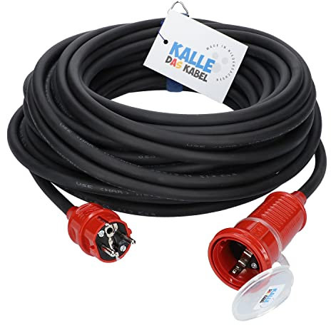 Verlängerungskabel Kalle Classic Colour 3G 1,5mm² rot 10 Meter