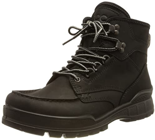 Ecco Herren Track 25 Mid-Cut Boot, Black/Moon Rock, 46 EU