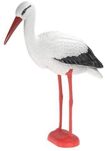 matrasa Dekofigur Storch Klapperstorch Kunststoff - Gartendeko & Vogelscheuche 66x25x78cm