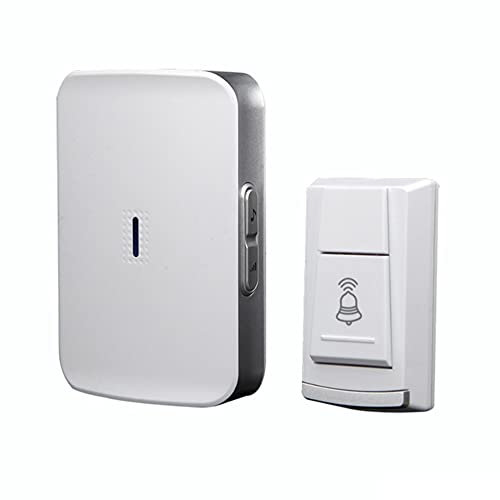 Campanello Impermeabile Senza Fili DC Ricevitore a 2 Pulsanti a Batteria 150M Campanello Senza Fili remoto 36 suonerie 3 volumi