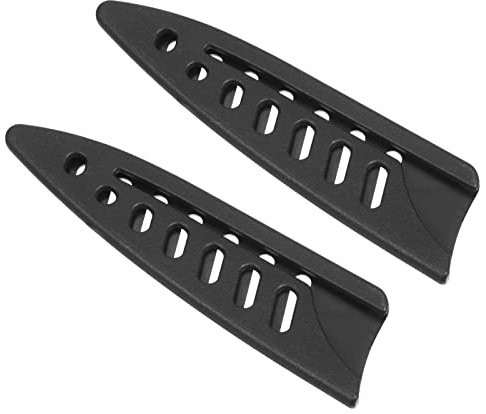 PATIKIL PP Safety Knife Cover Sleeves for 3.5 Paring Knife, 2 Pack Knives Edge Guard Blade Protector Universal Knife Sheath Portable for Kitchen, Black
