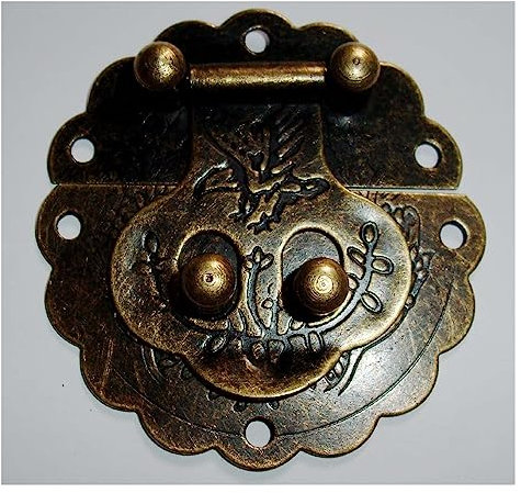 NaBeli Accesorios de Caja de 10cm, Hebilla de Caja Antigua, Cerrojo de pájaro, Hebilla de Madera for Maletero, 10CM King, Venta al por Mayor