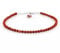 GEMKORA Natural Real Red Jasper Crystals Bracelet, 3mm Best Grade Micro Cut Beads, Chakra Energy Healing Gemstone, Beautiful Simple Jewellery, Silver Plated Jewellery 7+1 inch