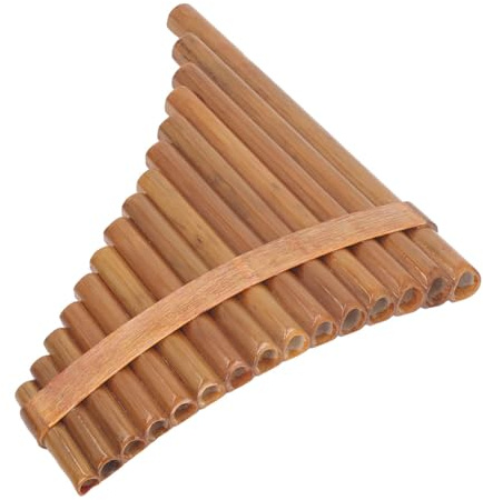 Flauta de Pan Profesional Musical, Flauta de Pan, 15 Tubos, Llave G, Instrumento Musical, Flauta de Pan (mano derecha)