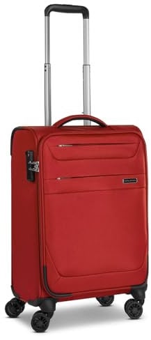 Worldpack Kleiner Weichgepäck Kabinen-Koffer | Cabin-Trolley 36 x 20 x 55 cm aus hochwertigem, robustem Polyester Material | für Damen und Herren | 4 Doppelrollen & TSA-Schloss | Chicago Serie