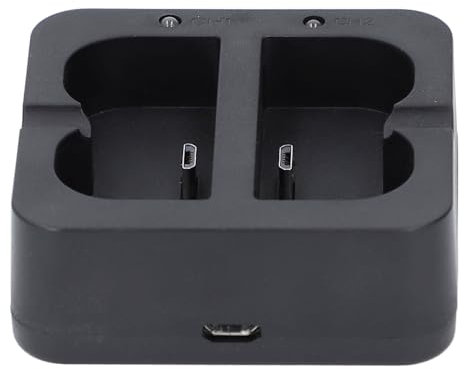 Ring-Akkuladegerät, Dual-Port-Ladestation, Akkuladestation für Spotlight Cam, Video Doorbell 2 und Stick Up (Ring-Akkus Nicht Im Lieferumfang enthalten)