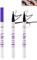 Liquid Eyeliner Bunt Set-2 Farben Schwarz Und Braun Wasserfest Matte Flüssiger Eyeliner, Wischfest Langlebiger Farbmalerei Eyeliner Pen Für Den Täglichen Gebrauch Frauentag Muttertag Make Up-1+2