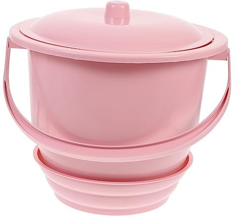 HOMOCONO 1PC Handheld Spittoon Mit Deckel Praktischer Urinbehälter Für Zuhause Stabiler Nachttopf Ideal Für Den Einsatz Als Piss Pot Oder Nachtbehälter