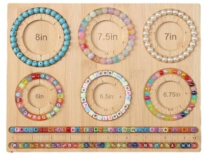 Elegante Perlenbasis, schöner Holzschmuck, zur Herstellung von Perlenbrett, zur Schmuck- und Armbandherstellung