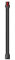 Compatible avec Roborock, H7 H6, Aspirateur Portatif sans Fil, Tige Télescopique, Accessoires, Tige Métallique, Tube Conducteur Et Tige D'extension(Dark Grey)