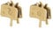 2 Pairs, Bicycle Disc Brake Pads for AVID BB7 Juicy 3 5 7 Ultimate, Sport EX Class, Resin/Sinter/Ceramic/Copper